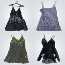 Y2K Lace Trim Camisoles