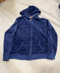 Juicy Couture Blue Velvet Hoodie