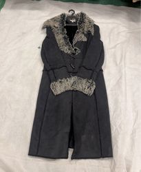 Zelia Fur Trimmed Coat