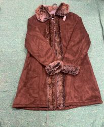Brown Faux Fur Jacket