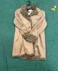 Tan Fur-Lined Coat