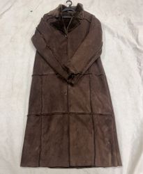 Brown Suede Coat