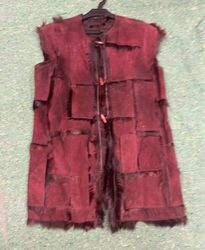 Red Patchwork Vest