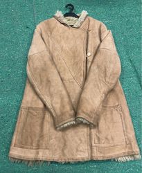 Tan Fur-Lined Coat