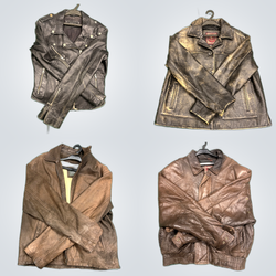 Brown Leather Jackets Bundle