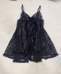 Chemisier in pizzo nero