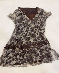 Vestido Floral Transparente