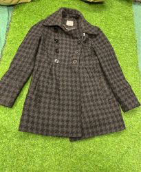 Yessica Gray Houndstooth Coat