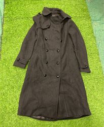 Amisu Black Trench Coat