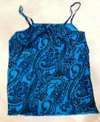 Canotta Blu Paisley