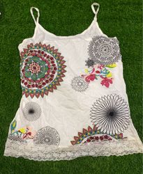 White Floral Camisole