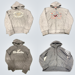 Hollister Gray Hoodies