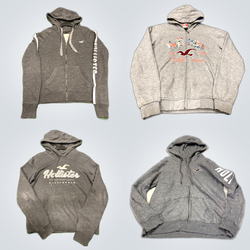 Hollister Gray Hoodies