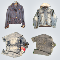 Gray Denim Jackets Bundle