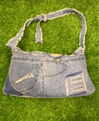 Denim Shoulder Bag