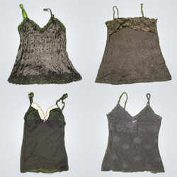 Y2K Lace Trim Camisoles