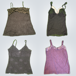 Y2K Lace Trim Camisoles