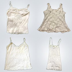 Y2K Lace Trim Camisoles