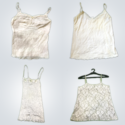 Y2K Lace Trim Camisoles
