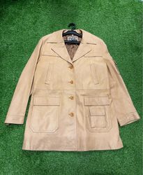 Deubo Leather Coat
