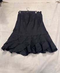 Black Ruffled Skirt