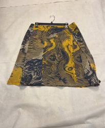 Skirt with Abstract Pattern