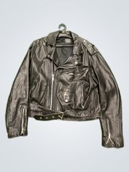 Cuir Plein Fleur Leather Jacket