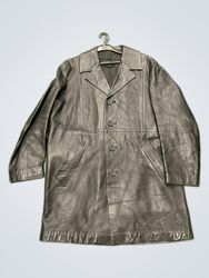 Black Leather Coat