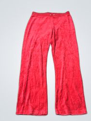 Pantalones de Velour Rojo Juicy Couture