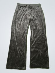 Pantalones de chándal de terciopelo negro de Juicy..