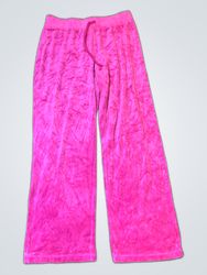 Pantalones de chándal de terciopelo rosa Juicy Cou..