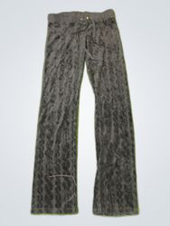 Joggers de terciopelo negro de Juicy Couture