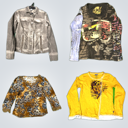 Y2k full sleeves top baddie edition