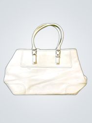 White Leather Handbag