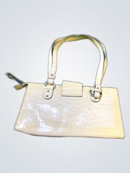 Tan Crocodile Handbag