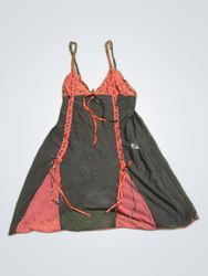 Black and Red Lace Dress