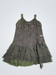 Vestido Preto com Babados