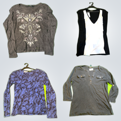 Floral Long Sleeve Blouses