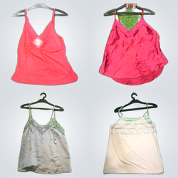 Y2k cami top / fairy core / silk