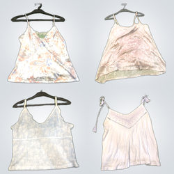 Minimalist y2k cami tops