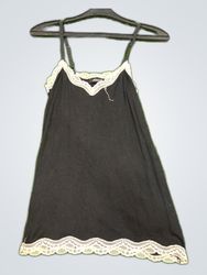 Etam Black Lace Trim Camisole