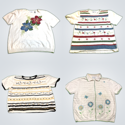 Mein Y2K-Stil Sommer-Vibe Alfred Dunner Strickware..