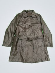 Brost Leather Trench Coat