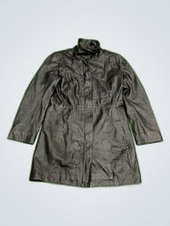 Black Leather Coat