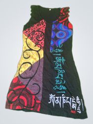 Multicolored Patchwork Dress