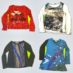 Top Brands Long Sleeve Tops & Blouses Bundle of 10