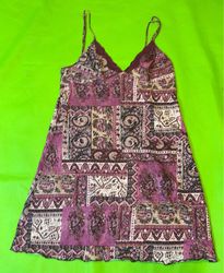 Vestito in raso stampato