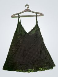 Black Lace Trim Camisole