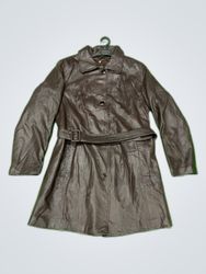 Brost Leather Trench Coat