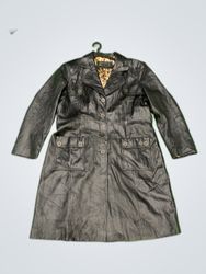 Peau D'Ane Leather Trench Coat